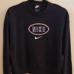 Nike Women's Black Crewneck Sweater